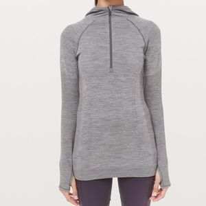 Lululemon Swiftly Wool 1/2 Zip Hoodie